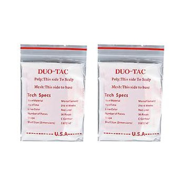 72 stk/lot Duo Tac Blonde Parykk Dobbeltsidig Tape Slitting Line H Extens Strips For Toupe