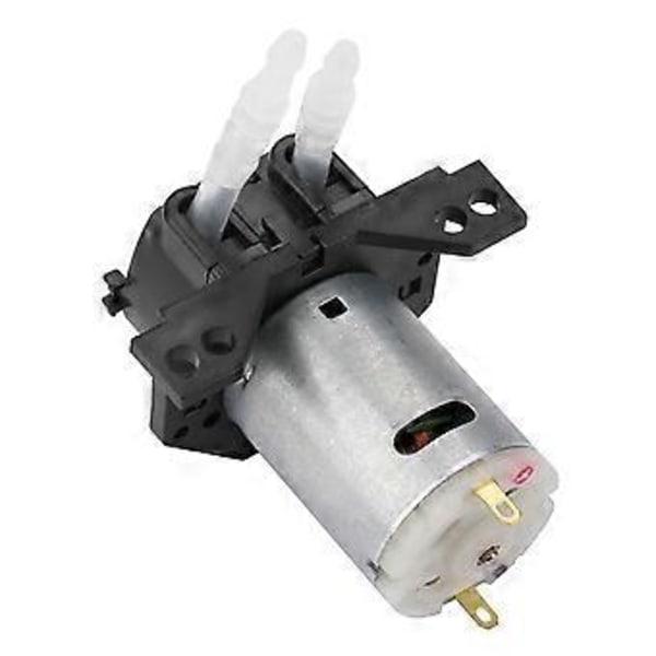 Doseringspumpe DIY Peristaltisk Tubehode For Akvarium Lab Kjemisk Analyse (svart 12v 3*5)