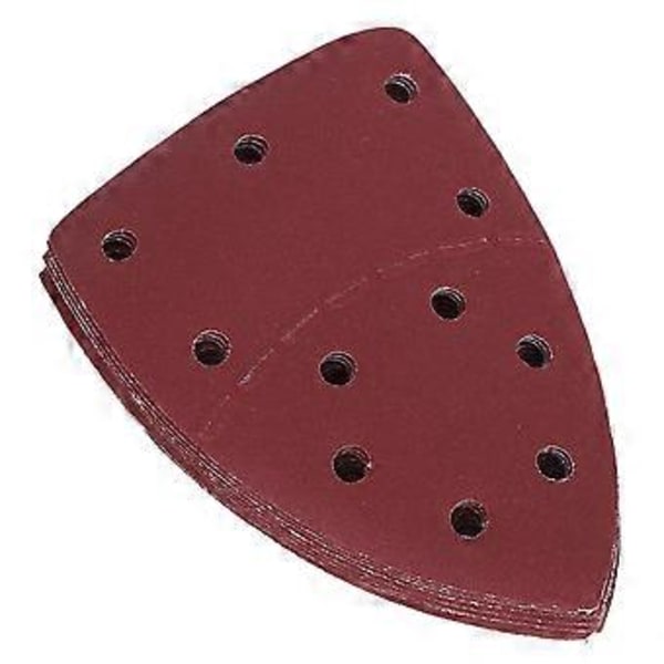 60 st Mus Sandpapper, 240 Korn, 140x140x100mm, 11 Hål, Handflate Slippapper Slipplattor för Effektiv Utjämning & Polering