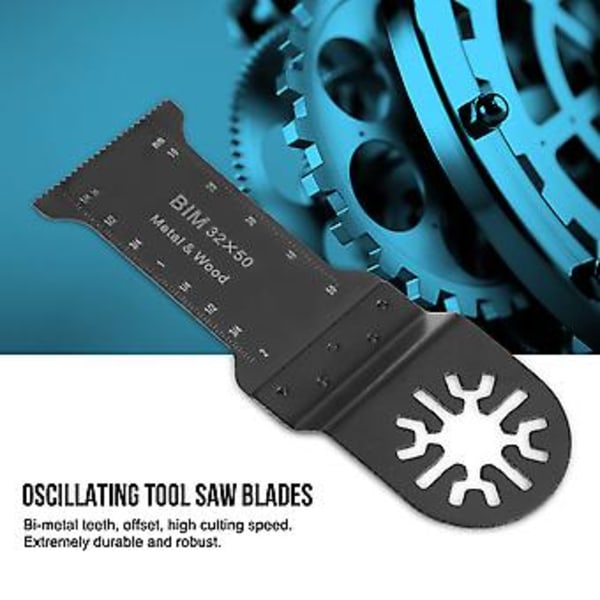 5 kpl 32 mm HCS Monitoiminen Oskilloiva Sahanterä