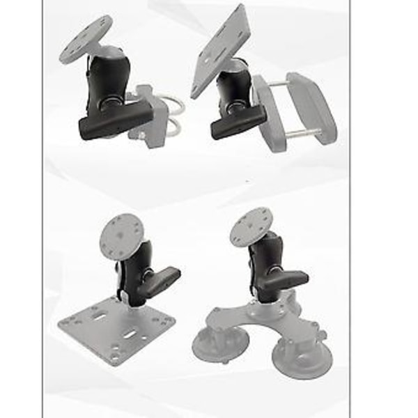9 cm Lang Dobbelt Sokkelarm i Aluminiumlegering Til Ram Med 1,5 Tommer Kuglebase Motorcykel Kamera