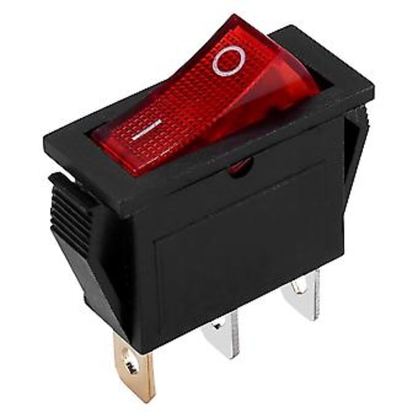 Er S On Off Bi 28x10mm 250v 15a 3 Terls Röd