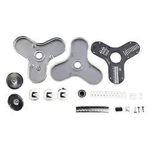 LED Roterande Gyroskop DIY Kit Finger Gyroskop Lödningsövningskit