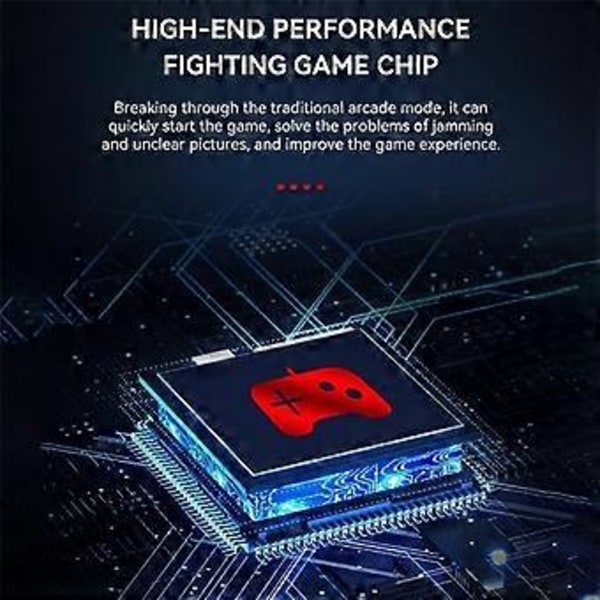 Trådlös Arkadspelskonsol Bluetooth Joystick Kontroller för Box PC Mobiltelefon D