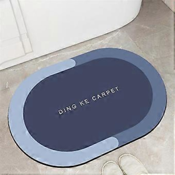 Diatom Mud Blød Absorberende Måtte Badeværelsesindgang Skridsikker Gulvmåtte Badeværelsesfodmåtte Toiletindgang Tæppe Kaffefarve
