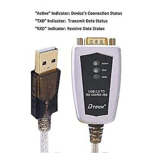 USB til RS422 RS485 Seriell Port Adapterkabel med Pset 5 Posit Terl Kort For 8 7 Xp ,4