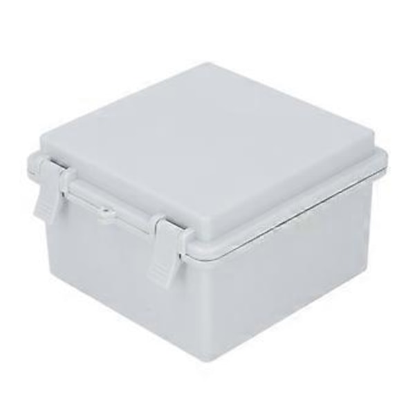 IP67 Vedenpitävä kytkentärasia saranoidulla kannella, ABS-muovia, ulkokäyttöön, sähköprojekti, harmaa