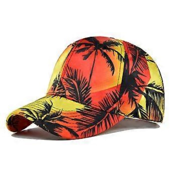 Baseballkasket med graffitiprint, personlig serigrafisk tryk, kasket med buet skygge, solhat