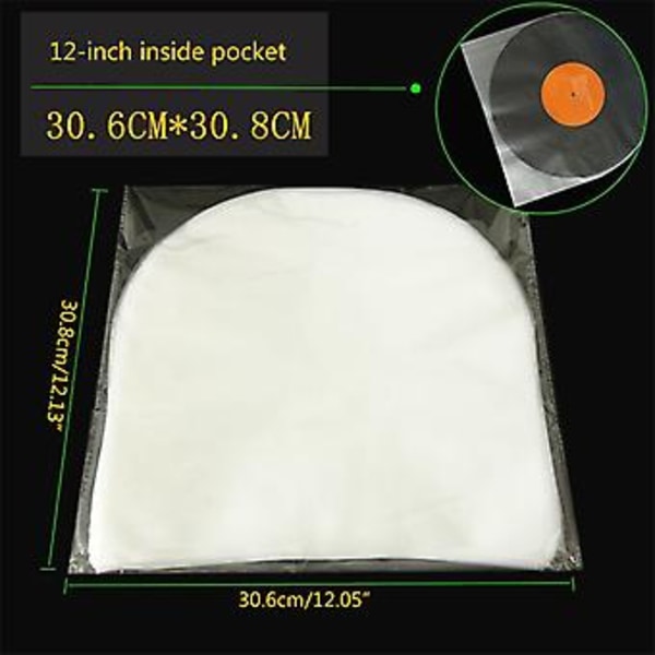 Beskyttelse for LP Inner Sleeves 12\" Platecover Holder Smuss Ute