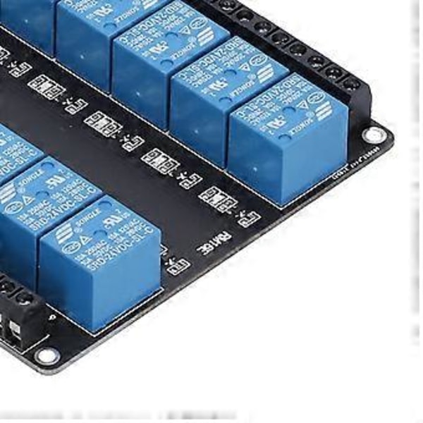 Reläkort 16 Kanaler Ström Anti-Reverse Tvåvägsisolering Anti-Interferens Relä Kontrollmodul (DC24V)