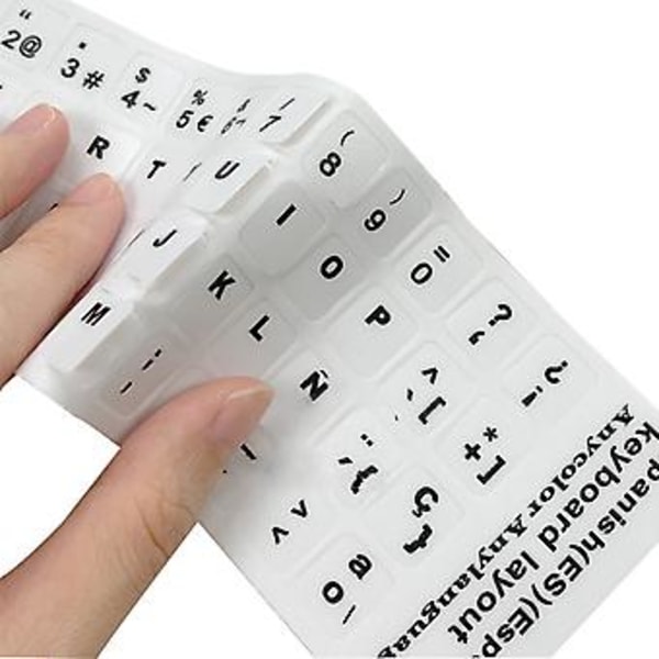 Tangentbordsdekal Spanskt tangentbordsskydd för PC Laptop Tablet Dator