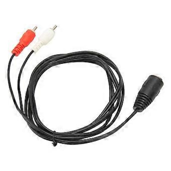 DIN 7 Pin Hun til Dobbelt RCA Han Kabel 1,5 m Fleksibelt Plug and Play Lydadapterkabel til Lydudstyr