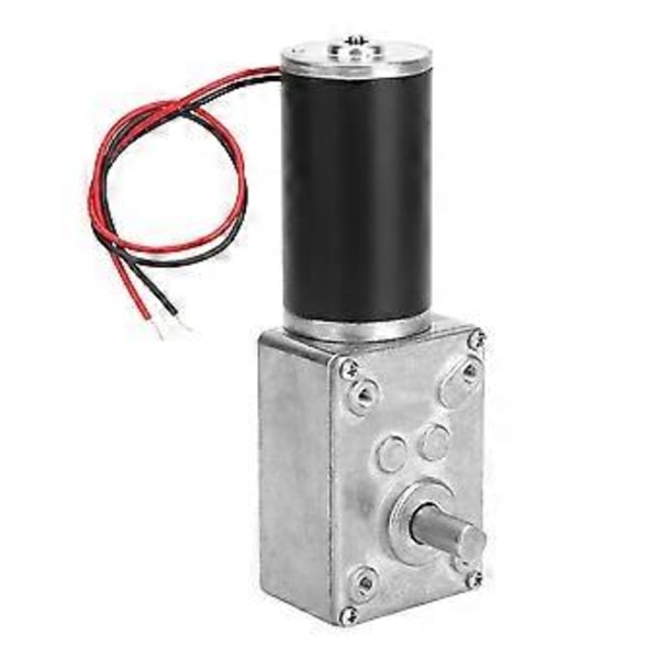 Nopeudenpudotus sähkövaihteistomoottori Käännettävä kierukkavaihdemoottori 8mm akseli 24V (130RPM)