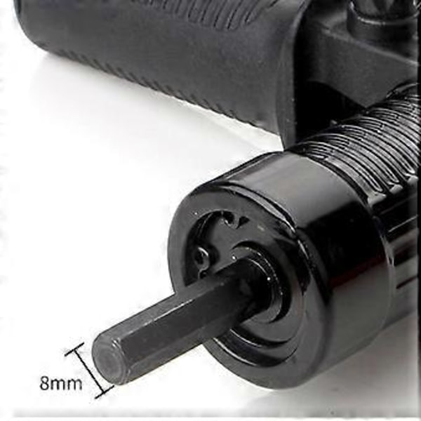 Elektrisk Nitmutterpistol Adapter Insatsmutter Drag Nitverktyg 2.4mm-4.8mm Borrverktyg