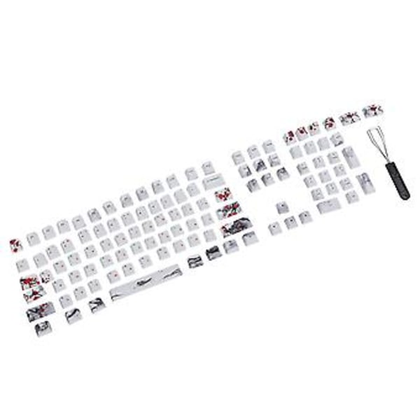 Pudding Keycaps, Keycaps PBT 5-sidig Sublimering Keycap Set Mekaniska Tangentbord Keycaps State-of-the-Art Design
