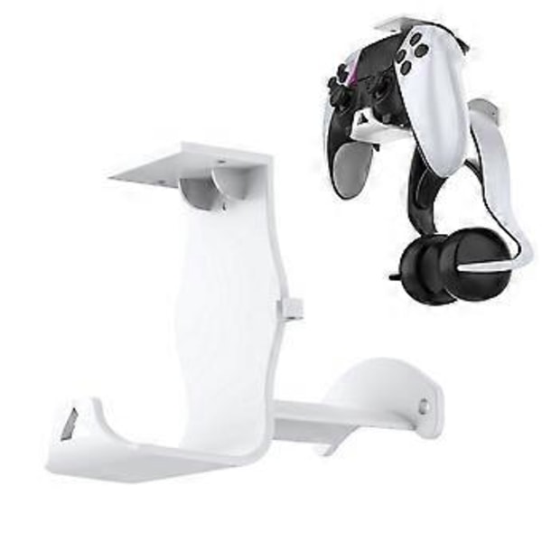Väggmonterat Ställfäste för ///Switch Controller Headset Bordsbotten Förvaringsfäste Vit