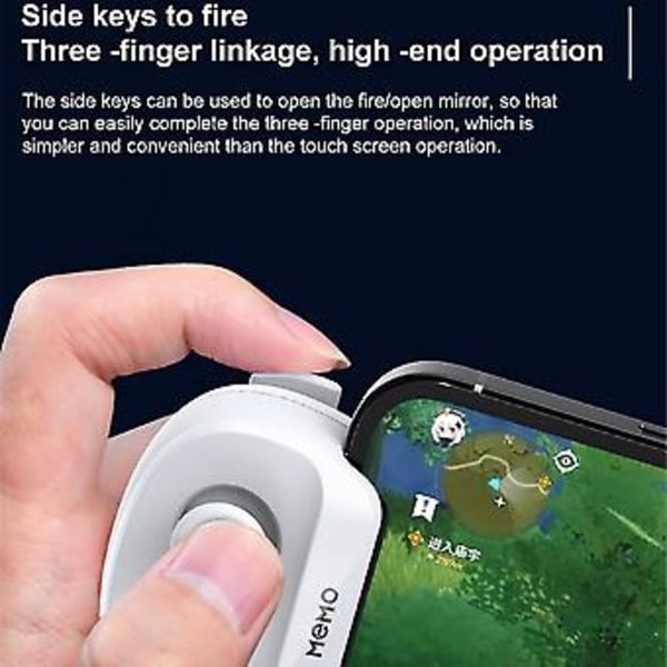 Memo Mb01 Mobil Ph Gamepad Trådlös Tand Spel Gaming Joystick Extra Tillbehör-