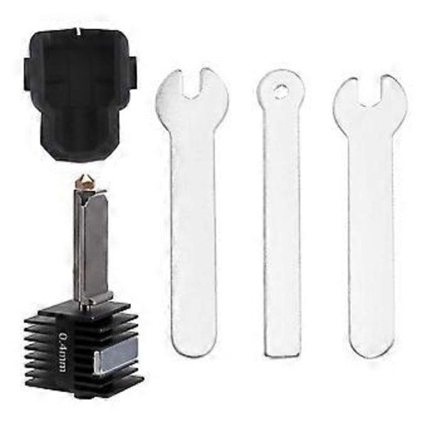 Hotend Kit för A1 Mini Munstycke Hot End Montering 0.4MM Härdat Stål Munstycke för A1 3D-skrivardel