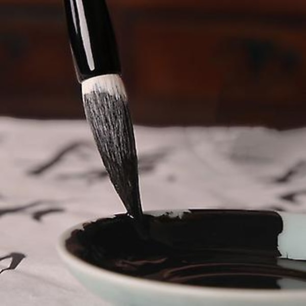 Varg Hårborste 3-Delars Set, Kalligrafimaterial Set, Kalligrafiborste för Grundskoleelever Skrivborste
