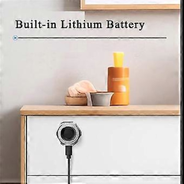 Tuya SmartLife APP Fjärrkontroll Smart Fingeravtrycksskåp Låda Värdeskåp Postlåda Elektriskt Lås Svart L30mm