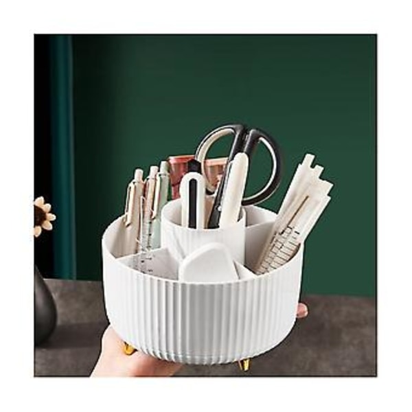 Makeupbørste H Stor Boks, Roterende Makeupbørste, Desktop Opbevaringscontainer Sry Opbevaringsboks