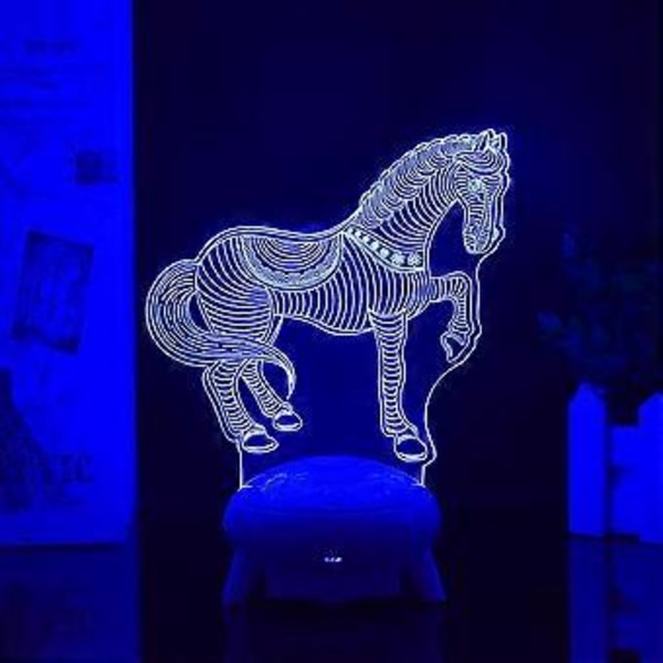 Lys Dit Værelse Op Med 3D Natlampe - Fjernbetjening, Justerbar Lysstyrke Og Farve, Perfekt Skrivebordsdekoration Og Stemningslampe