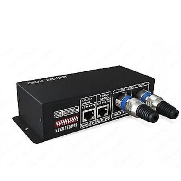 3-vägs Rgb Dmx512 Decoder 3 Kanal X 8a Dc12-24v Med Xlr-kontakt