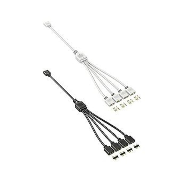 5V 3-pin Förlängningskabel För Dator Moderkort 1 Hub Kabel Anslut Förlängning Argb Splitter, B