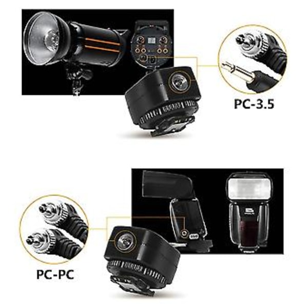 Tf-334 Blixtskoadapter För Konvertering Av Mi A7 A7s A7sii A7r A7ii A9 A6300 Kamera Till Blixt