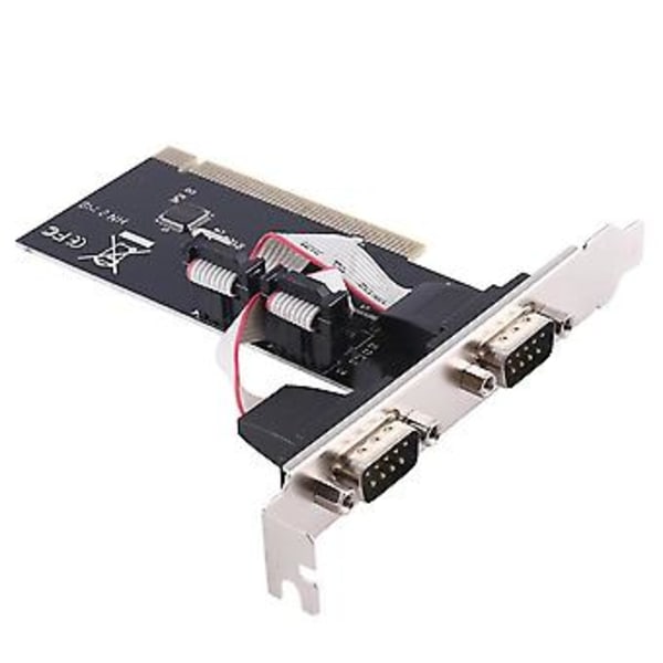 PCI til R232 Adapter PCIe til 2 Port Seriel Udvidelseskort PCI-e til Industriel RS232 Seriel Port Adapter