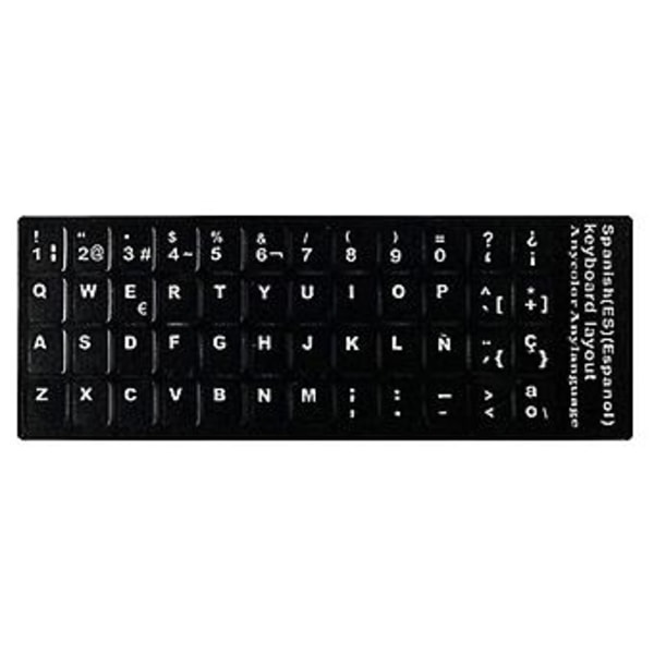 Tangentbordsdekal Spanskt tangentbordsskydd för PC Laptop Tablet Dator