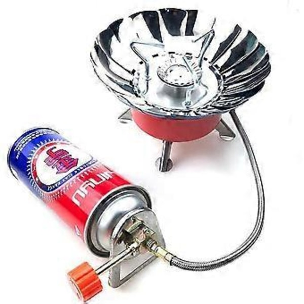Camping Stove Bærbar Ryggsekk Komfyr, Vindtett Gasskomfyr Brenner Med Piezo-tenning Og Justerbar Ventil, Lettvekt For Utendørs Vandring C (d-4-)