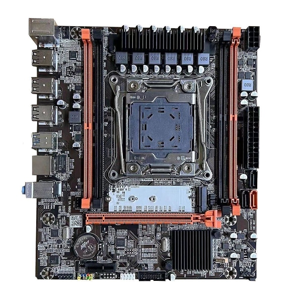 X99h Desktop Bundkort+termisk fedt+termisk Pad Lga2011-v3 B85 Chip Ddr3x4 Ecc Slot M.2 Nvme Pc