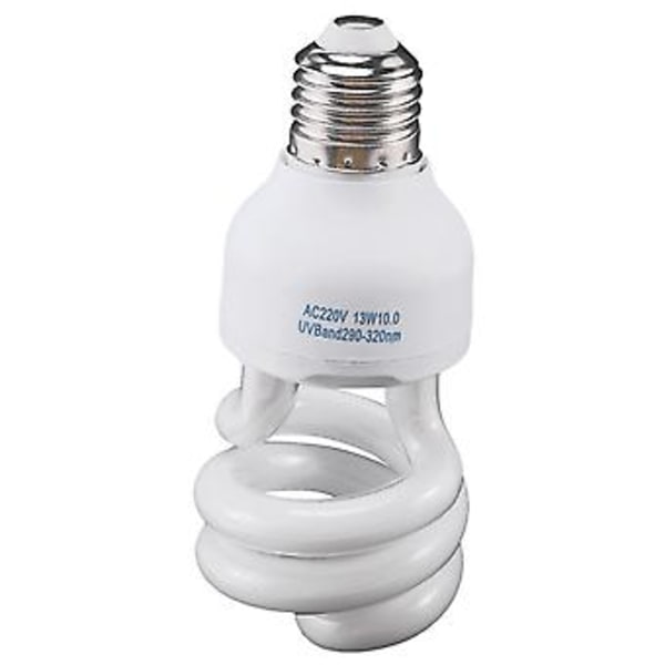 Uvb 13w Reptilpære Uv Lampe Ium Terrarium Slange Kjæledyr Ing Pære -240v