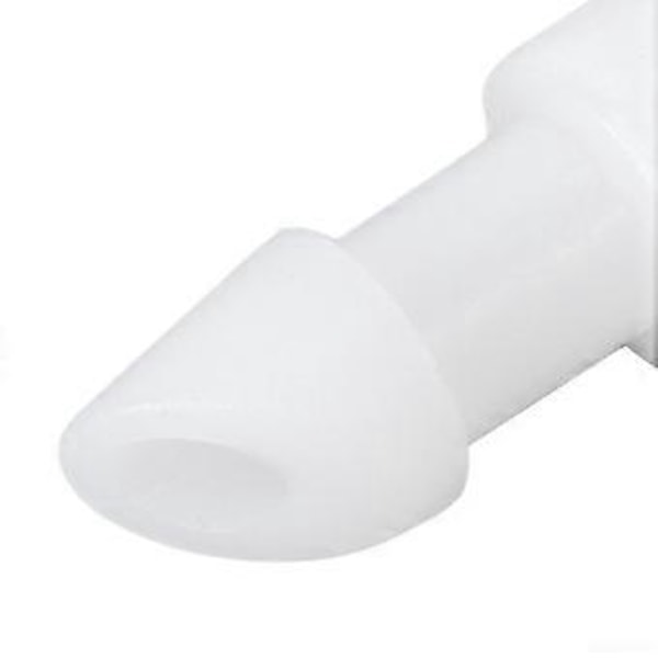 Armbågskoppling 90 Graders L-formad Barb PE Lika Diameter Röranslutning Adapter 4,2mm / 0,17in