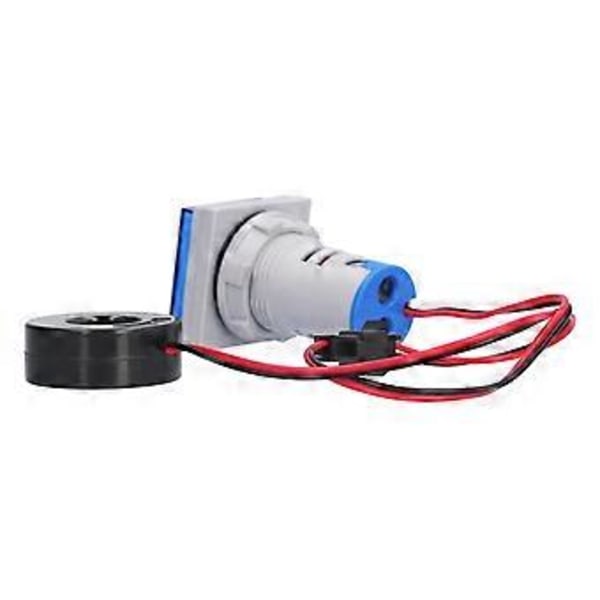 Digital LED Indikatorlampe Firkantet 3-Display Signal LED Lys 60-500V AC 0-100A ST17VAH Blå