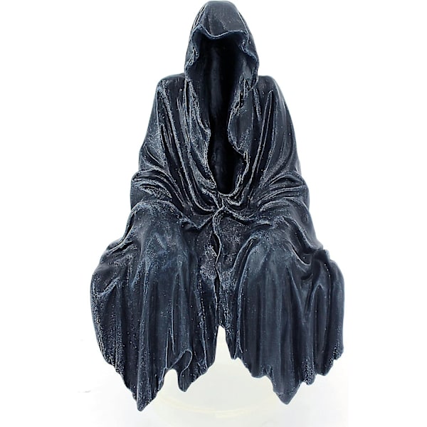 Gotisk indretning hylde siddende statue, 8 tommer, Greystone