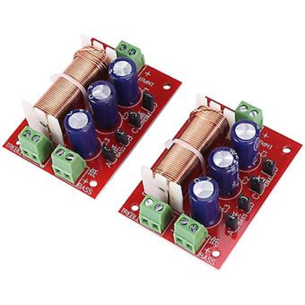 2kpl 400W Ser Over 2 Way O Adjment Diskanttikaiuttimet Sers Suodatin Jakotaajuus F