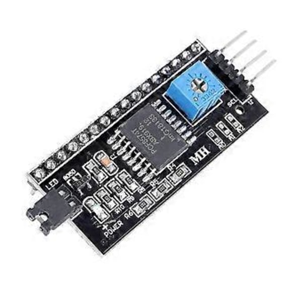Iic I2c Twi Spi -liitäntäkorttimoduuli Pcf8574t 1602 LCD 2004 LED:lle