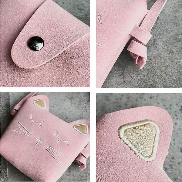 Børnekattepung, sød crossbody-taske og pung til små piger og tumlinger (1 stk.)