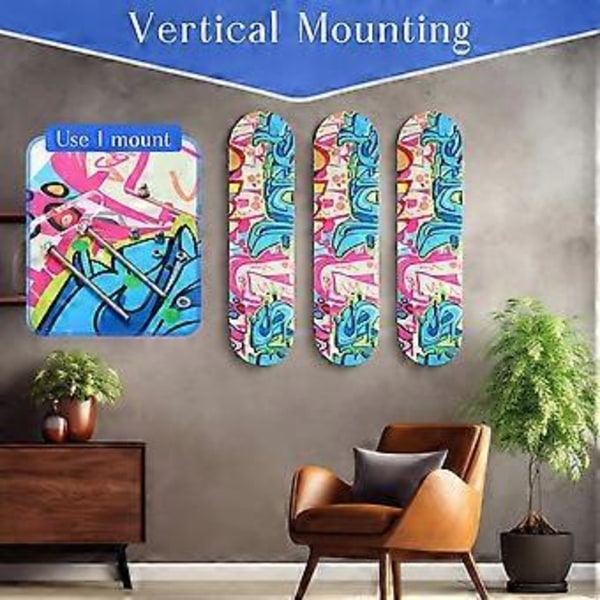 Väggmonterat skateboardställ Race Deck Skateboardställ Snowboard Longboard Förvaringsställ