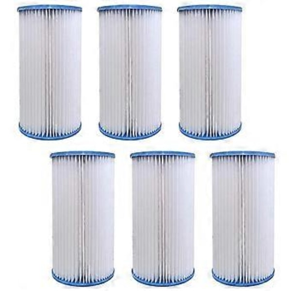 Typ A Ersättningsfilter Kompatibelt för Pooler, Ersättningsfilter för 29000, 6-pack