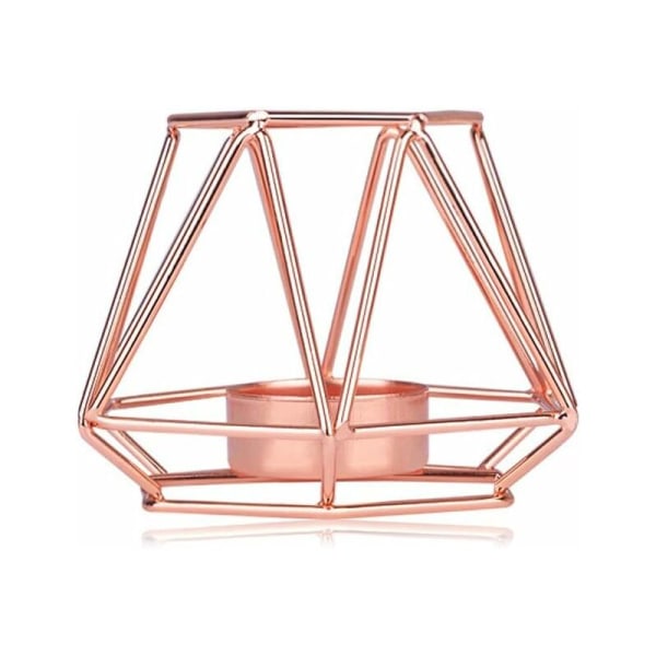 Metal Tealight Holder, Geometrisk, Metaltråd, Jern, Tealight Lanterne, Bryllup, Ferie, Begivenheder, Festdekorationer, Metal, Lav Form （Lille R