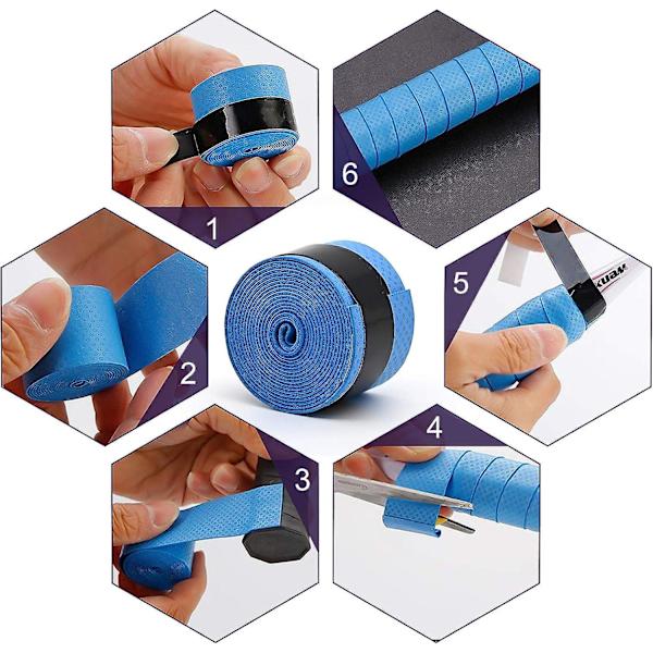 Tennis Racket Grips - Svedabsorberende og skridsikker grebstape til ketchere (10 stk.)