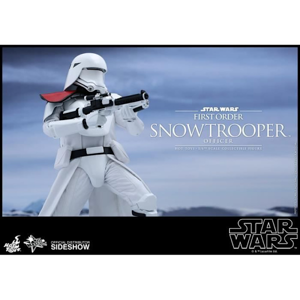 STAR WARS First Order Snowtrooper Officer Figur i sjätte skalan av Hot Toys mångfärgad