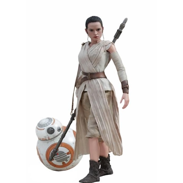 Statyette Hot Toys MMS337 - Star Wars: The Force Awakens - Rey And BB-8 mångfärgad