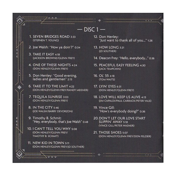 The Eagles - Live From The Forum MMXVIII [CD]