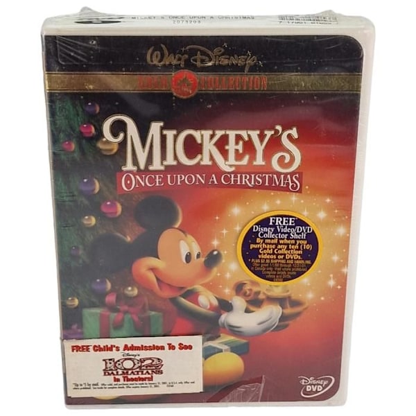 MICKEYS ONCE UPON A CHRISTMAS-GULD (DVD)