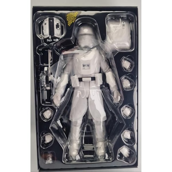 STAR WARS First Order Snowtrooper Officer Figur i sjätte skalan av Hot Toys mångfärgad