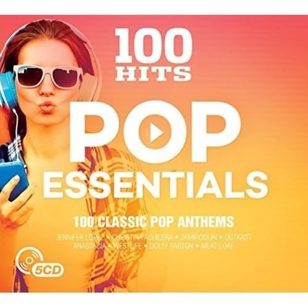 Olika artister - 100 träffar: Pop Essentials / Various [CD] Storbritannien - Import